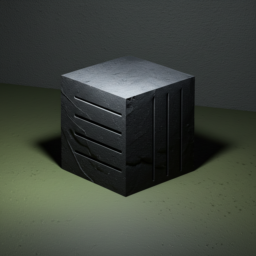 Символическое изображение, которое иллюстрирует, цифра 4 в нумерологии что означает: надежность, структура и материальный мир.