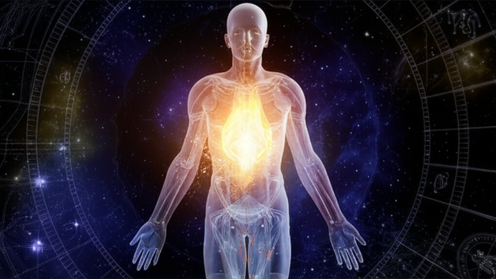 Символическое изображение священного огня, иллюстрирующее значение астероида веста в астрологии.