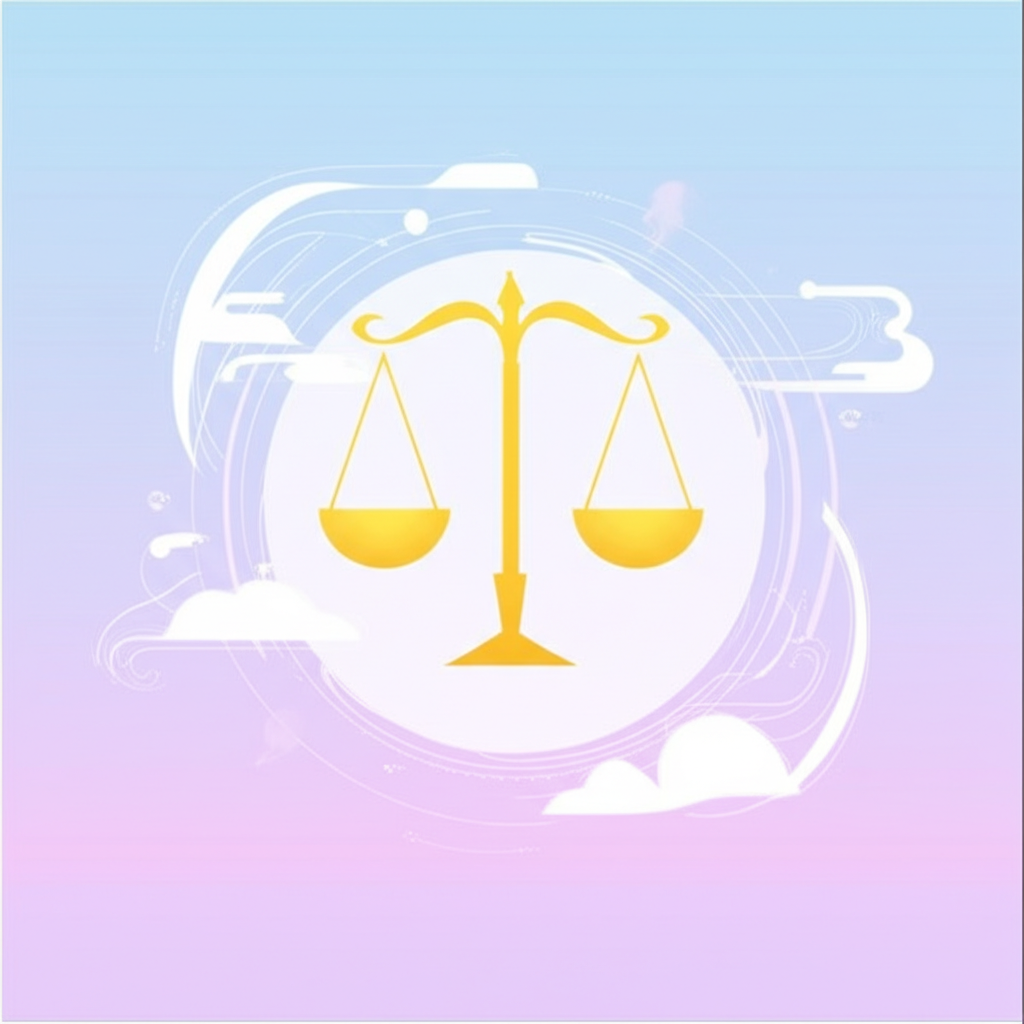 Изящные весы и воздушные потоки, иллюстрирующие ответ на вопрос весы какая стихия по гороскопу.