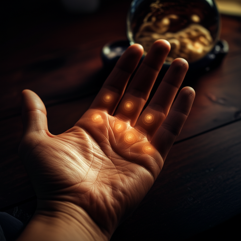 Раскрыто значение холмов гадание по руке на примере детализированной карты ладони.