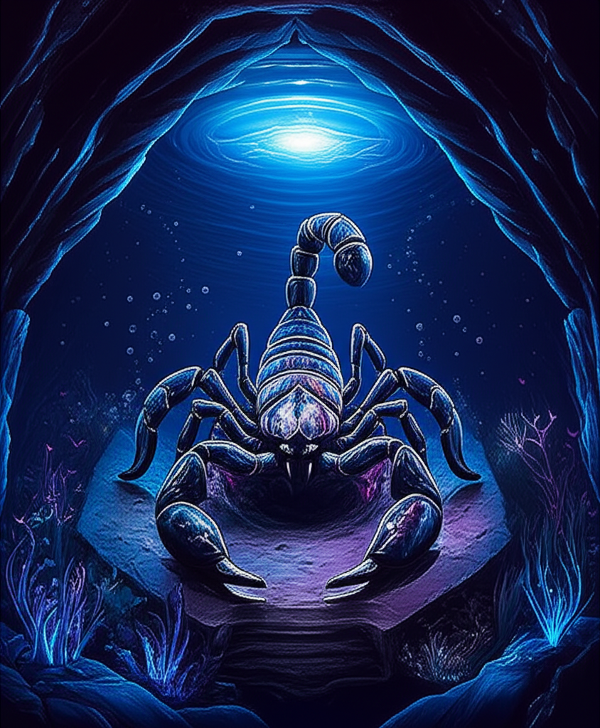 Символическое изображение, раскрывающее глубокую суть: знак зодиака скорпион