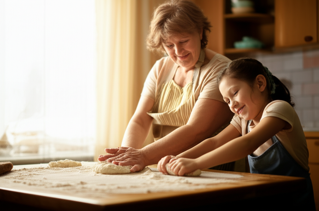 Бесценные советы опытной бабушки, которые она передает своей внучке на кухне.